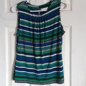 Petite Calvin Klein sleeveless blouse